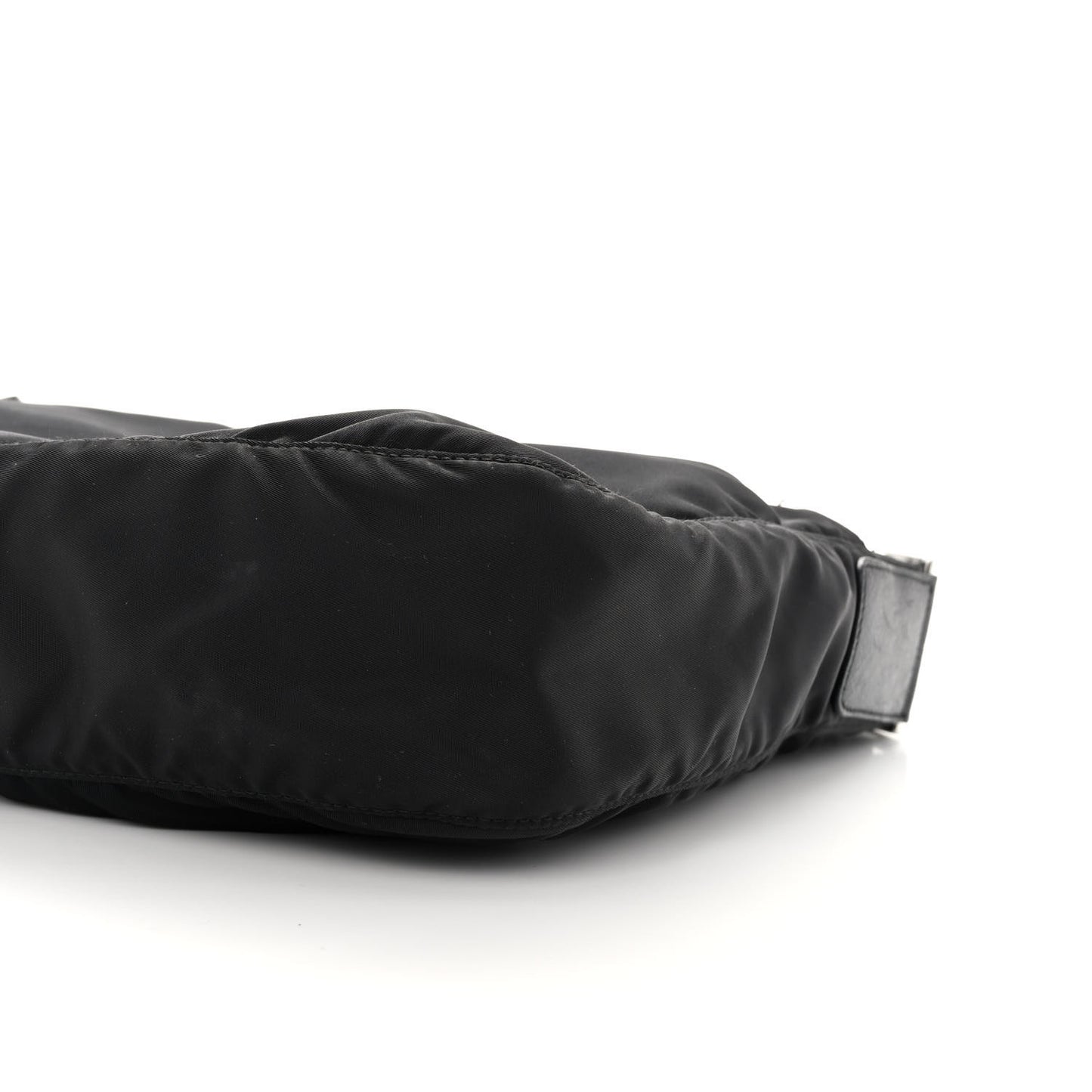 Tessuto Nylon Saffiano Messenger Black