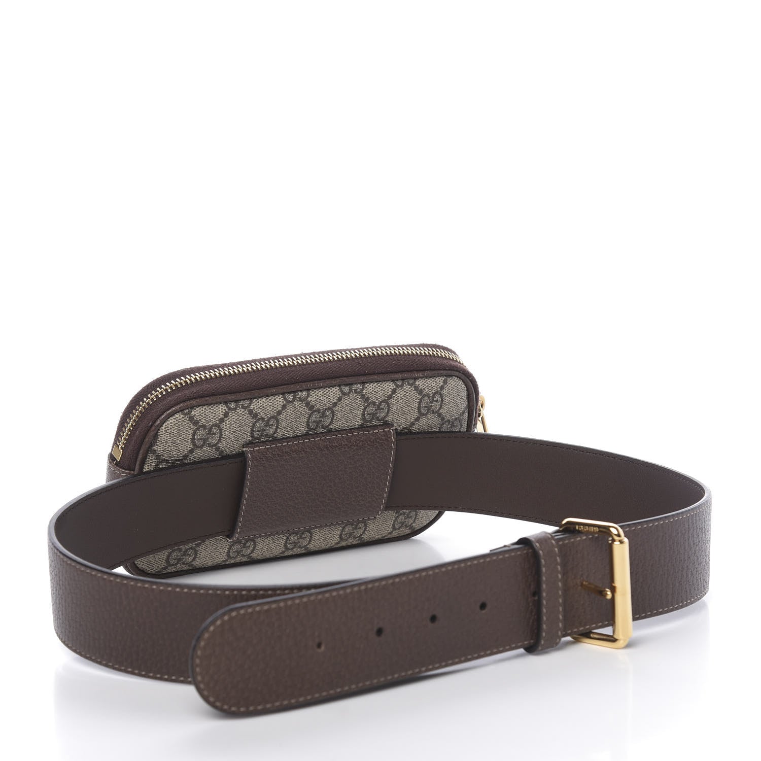 Gucci GG Supreme Monogram Ophidia Belted iPhone Case 85 34 Dark Brown 3 of 12