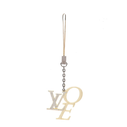 Louis Vuitton Crystal Thats Love LVoe Phone Charm 1 of 4