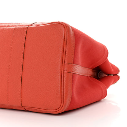 Hermes Toile Militaire Vache Country Garden Party Pockets 36 MM Rouge Tomate Capucine 11 of 17
