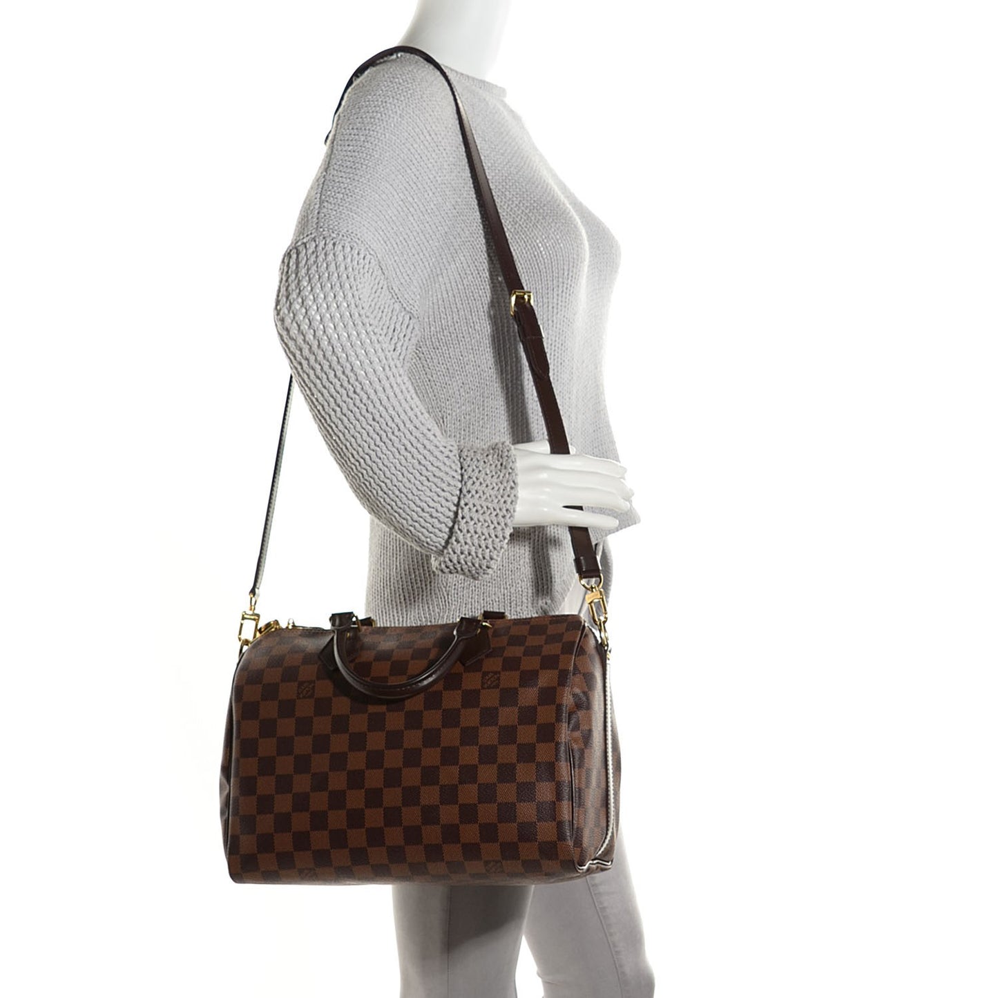 Damier Ebene Speedy Bandouliere 30