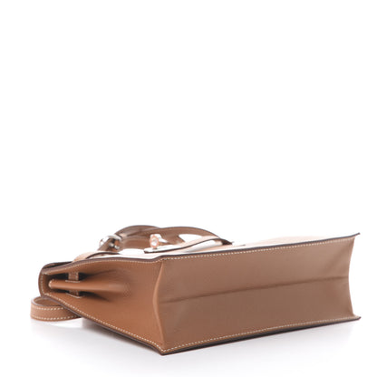 Hermes Evercolor Kelly Danse II Belt Bag Gold 3 of 11