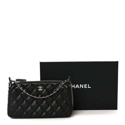 Chanel Caviar Quilted Purse With Chain Black 11 of 11