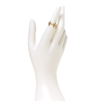 Louis Vuitton Metal Louisette Signature Ring S Gold 2 of 5