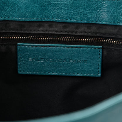 Balenciaga Agneau Giant 12 Silver Hardware Neo Folk Messenger Lagon 7 of 13