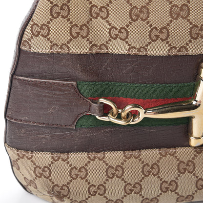 Gucci Monogram Hasler Hobo Dark Brown 17 of 24