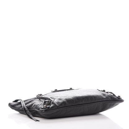 Balenciaga Agneau Classic Hardware Flat Handle Clutch Black 4 of 7