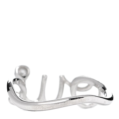 Christian Dior 18K White Gold Diamond Oui Ring 50 5.25 3 of 5