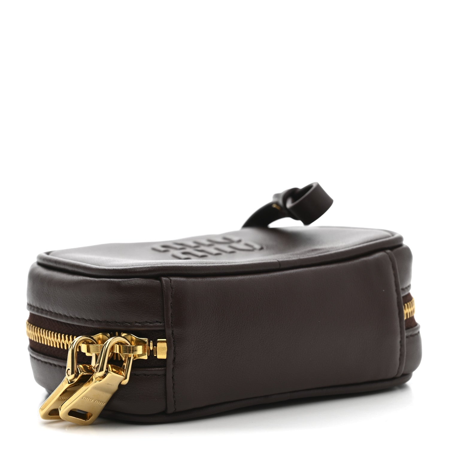 Miu Miu Calfskin Beau Micro Bag Briarwood 1869618 – FASHIONPHILE