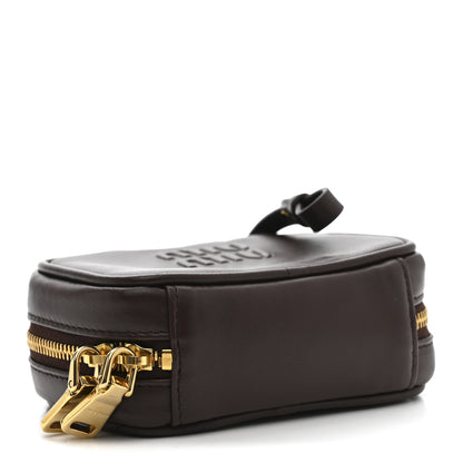 Miu Miu Calfskin Beau Micro Bag Briarwood 4 of 8
