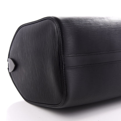 Louis Vuitton Epi Speedy 25 Black 5 of 8
