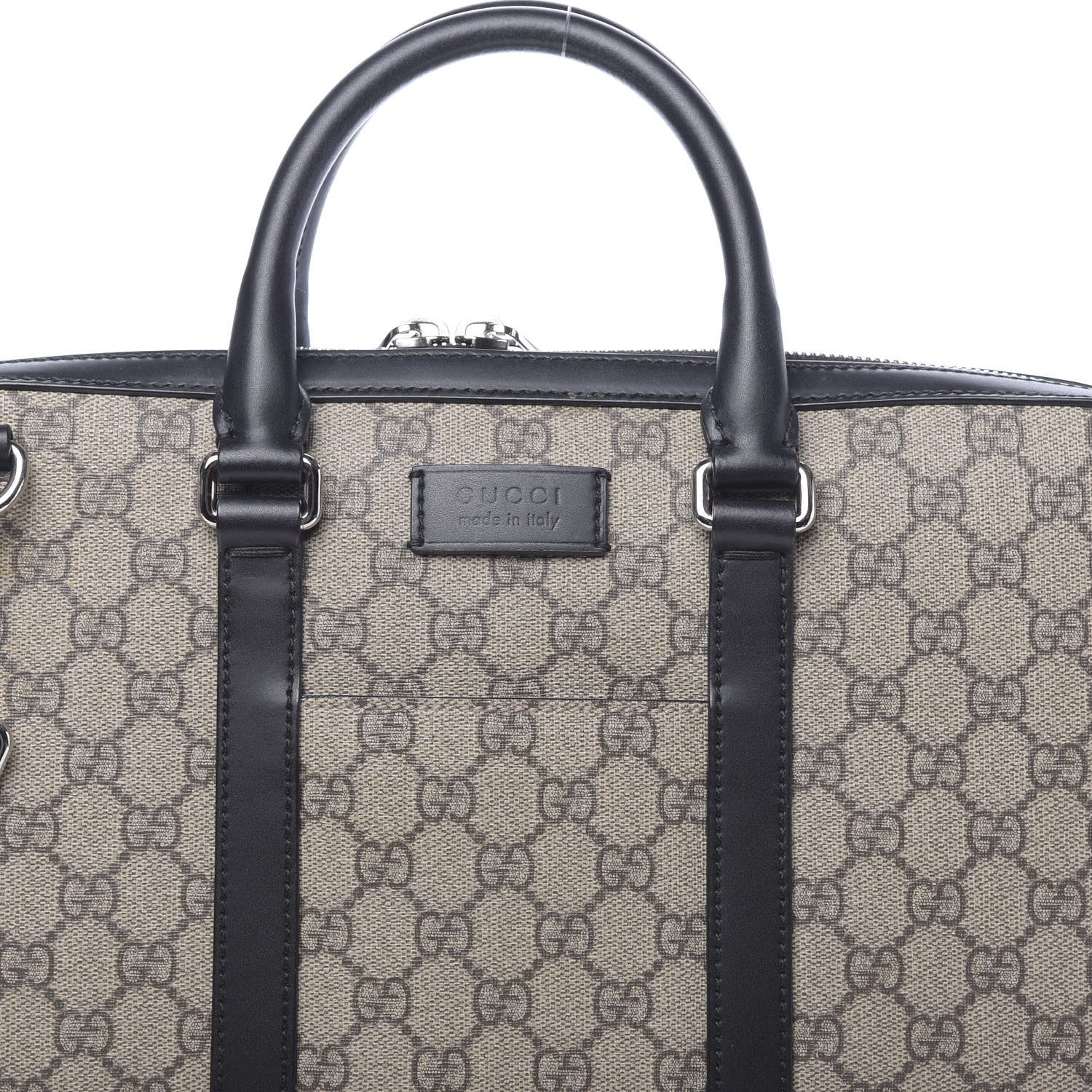 Gucci GG Supreme Monogram Briefcase Black 9 of 11