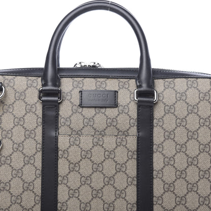 Gucci GG Supreme Monogram Briefcase Black 9 of 11