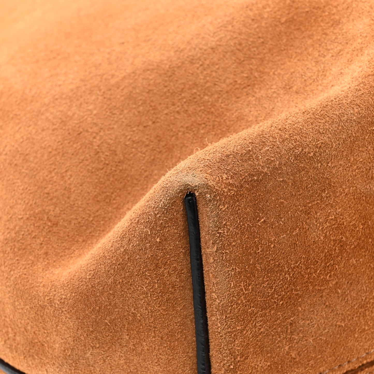 Suede Flamenco Knot Bag Tan