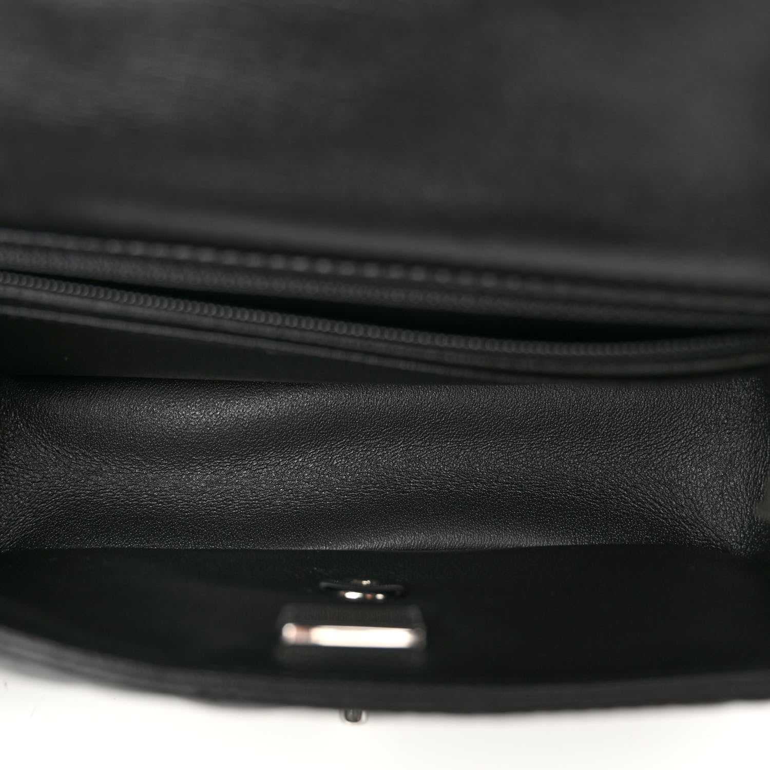 Chanel Lambskin Quilted Mini Rectangular Flap Black 5 of 9