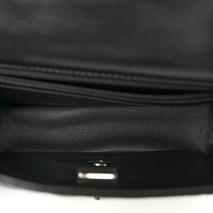 Chanel Lambskin Quilted Mini Rectangular Flap Black 5 of 9
