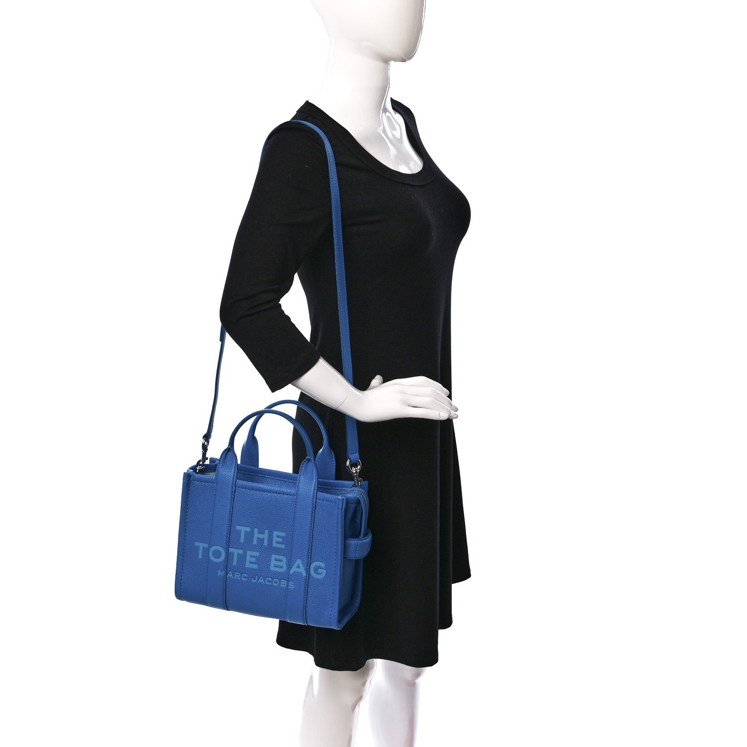Marc Jacobs Grained Calfskin Small The Tote Bag Scuba 2 of 8
