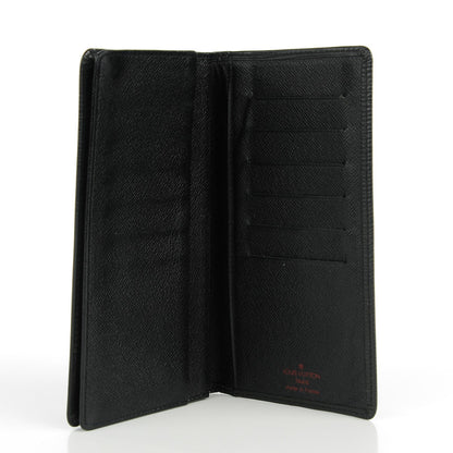 Louis Vuitton Epi Checkbook Organizer Wallet Black 5 of 7