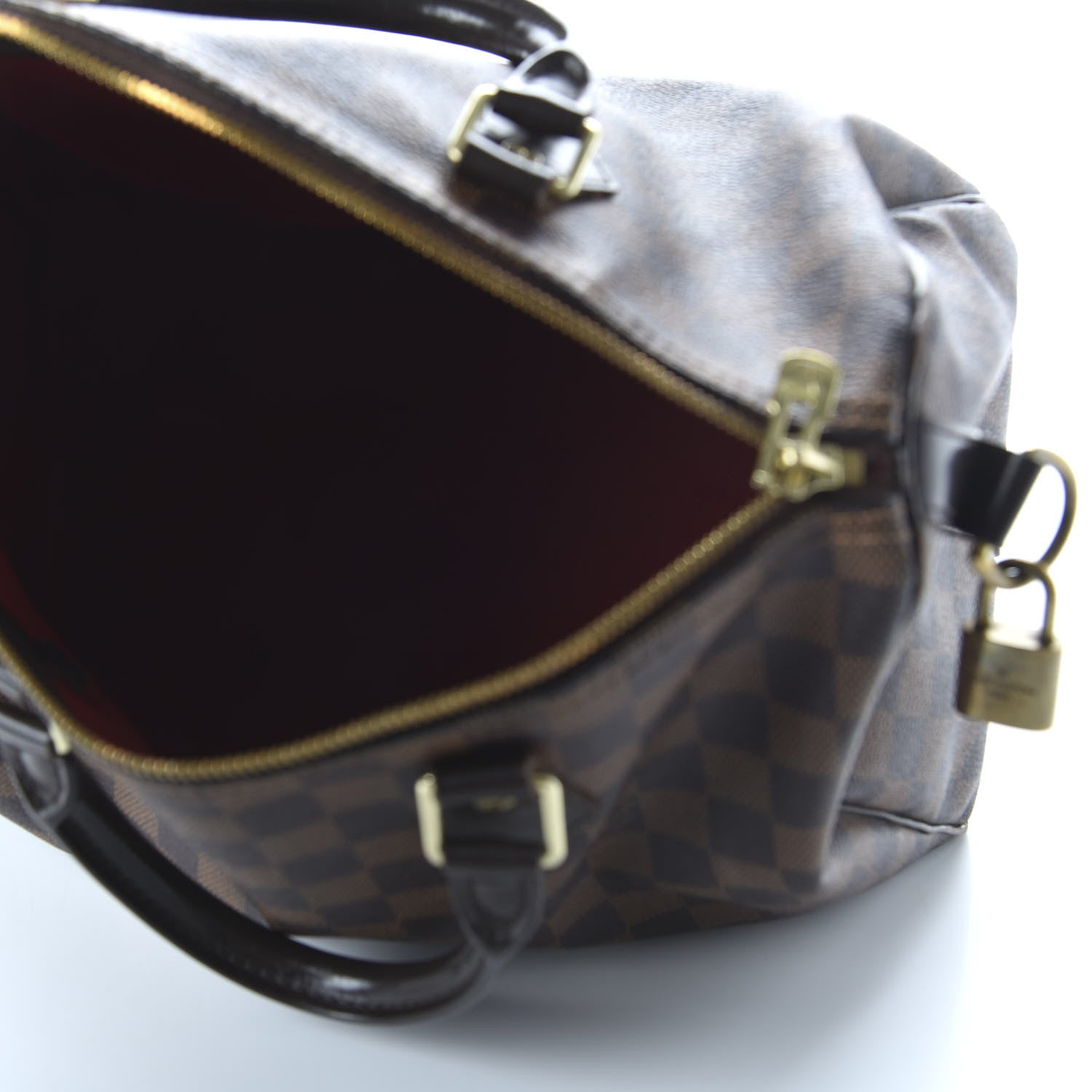 Louis Vuitton Damier Ebene Speedy Bandouliere 30 5 of 12