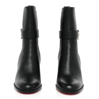 Christian Louboutin Calfskin 70 Chelsea Ankle Boots 38 Black 5 of 16