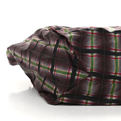 Prada Tessuto Nylon Plaid Shopping Tote Multicolor 7 of 9