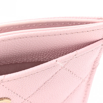 Chanel Caviar Quilted Card Holder Light Pink 9 of 10