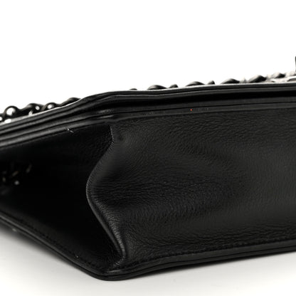 Chanel Calfskin Small Propeller Flap Black 9 of 15