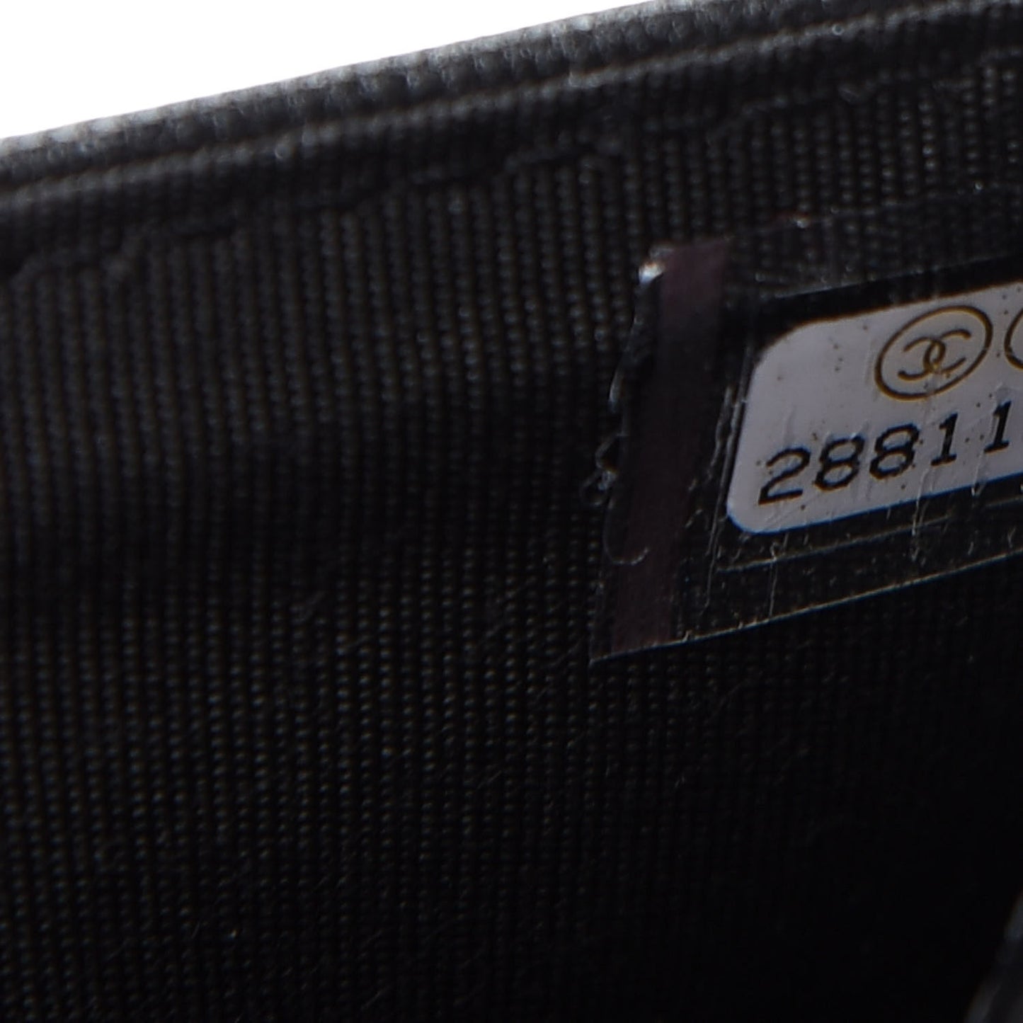 Goatskin Quilted Chanel 19 Flap Wallet Black