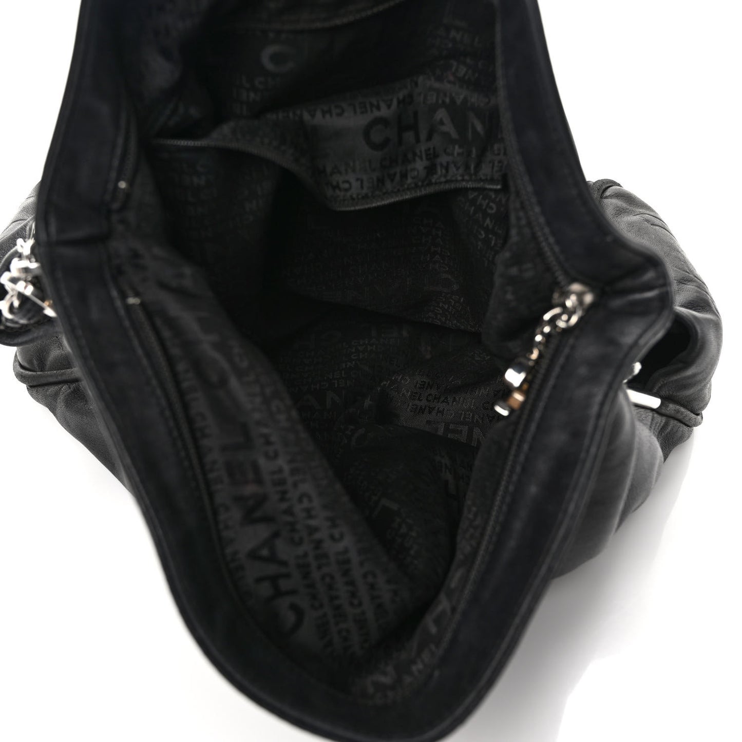 Lambskin Large Ultimate Soft Tote Black