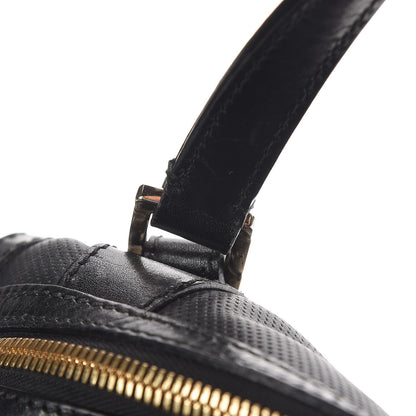 Burberry Calfskin Perforated Ellers Satchel Black 27 of 31