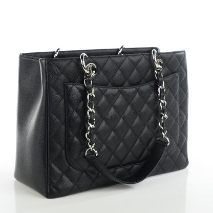 Chanel Caviar Quilted Grand Shopping Tote GST Black 2 of 7