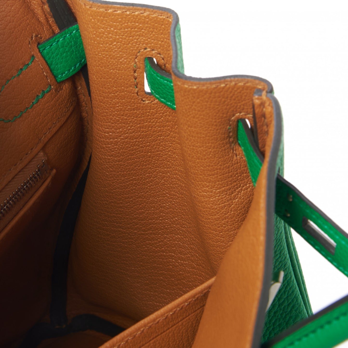 Togo Verso Birkin 25 Bambou Caramel