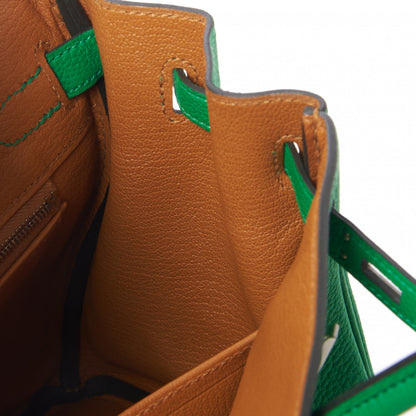 Hermes Togo Verso Birkin 25 Bambou Caramel 18 of 31