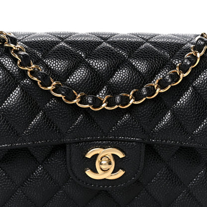 Chanel Caviar Quilted Small Double Flap Black 9 of 12