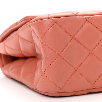 Chanel Lambskin Quilted 2.55 Reissue 226 Flap Orange 9 of 12