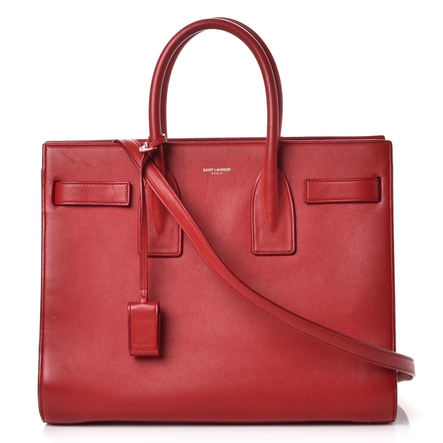Calfskin Small Sac De Jour Lipstick Red