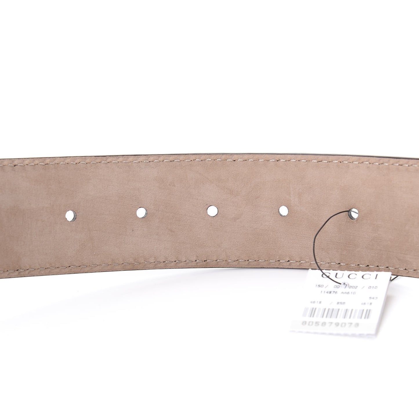 Guccissima Signature Interlocking G 40mm Belt 85 34 Deep Cobalt