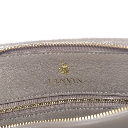 Lanvin Goatskin Trilogy Bowling Bag Mastic 8 of 12