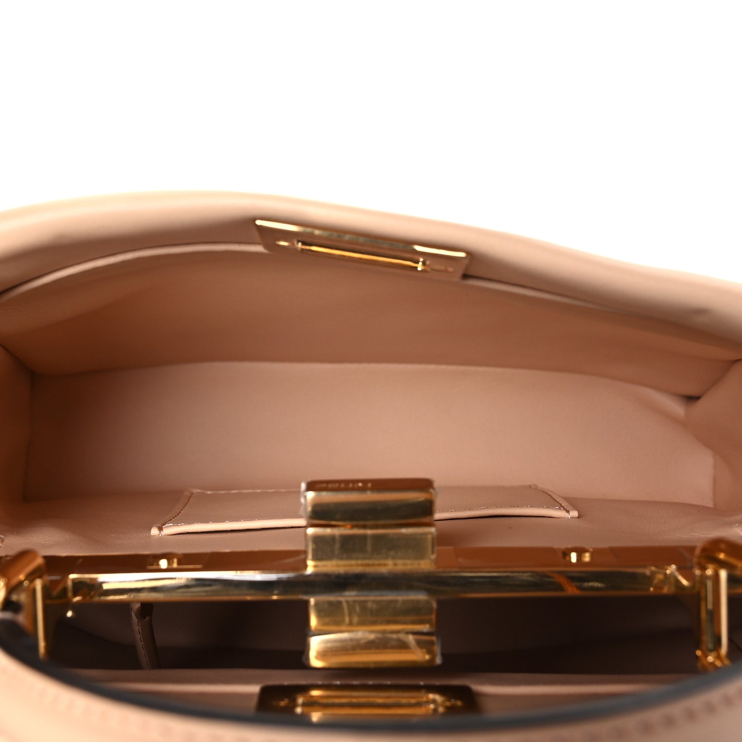 Vitello Grace Intreccio Mini Peekaboo Iconic Satchel Light Rose