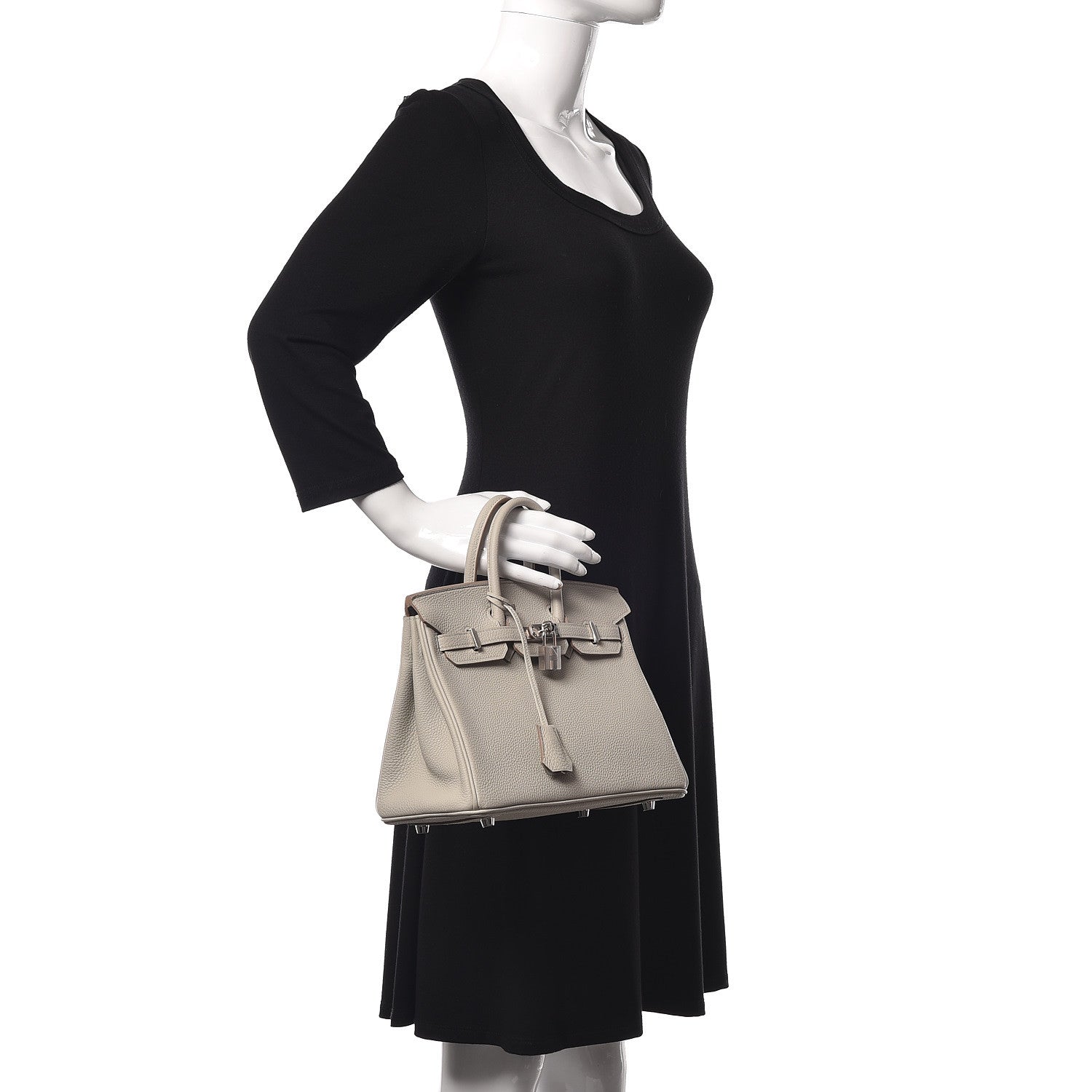 Hermes Togo Birkin 25 Gris Perle 2 of 34
