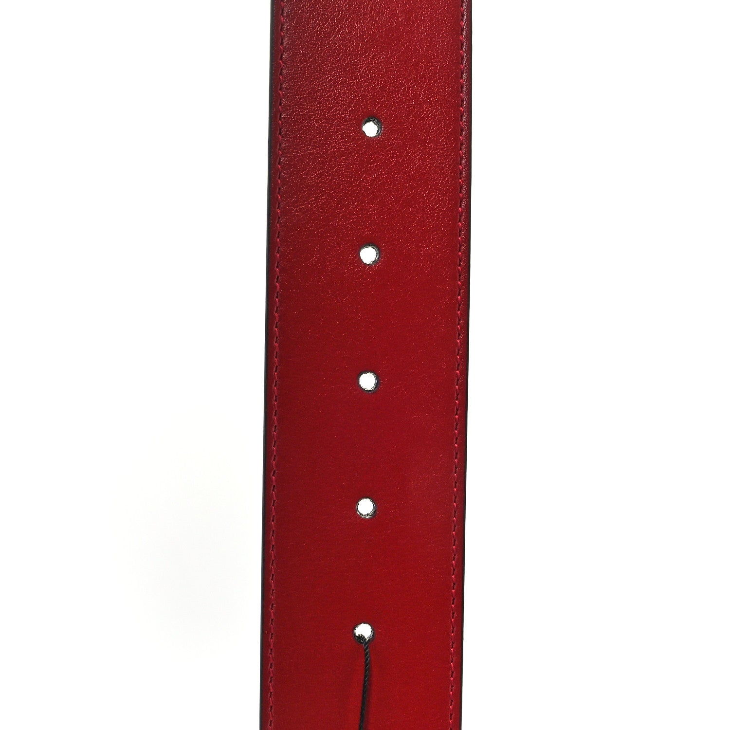 Gucci Plutone Calfskin Double G 40mm Belt 90 36 Rosso 5 of 6