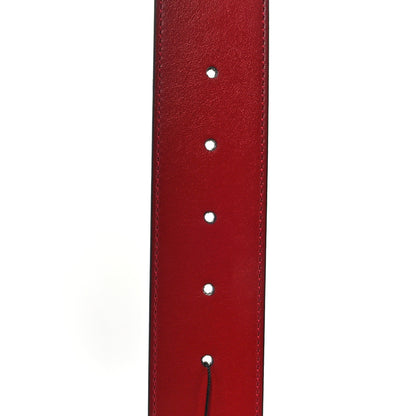 Gucci Plutone Calfskin Double G 40mm Belt 90 36 Rosso 5 of 6