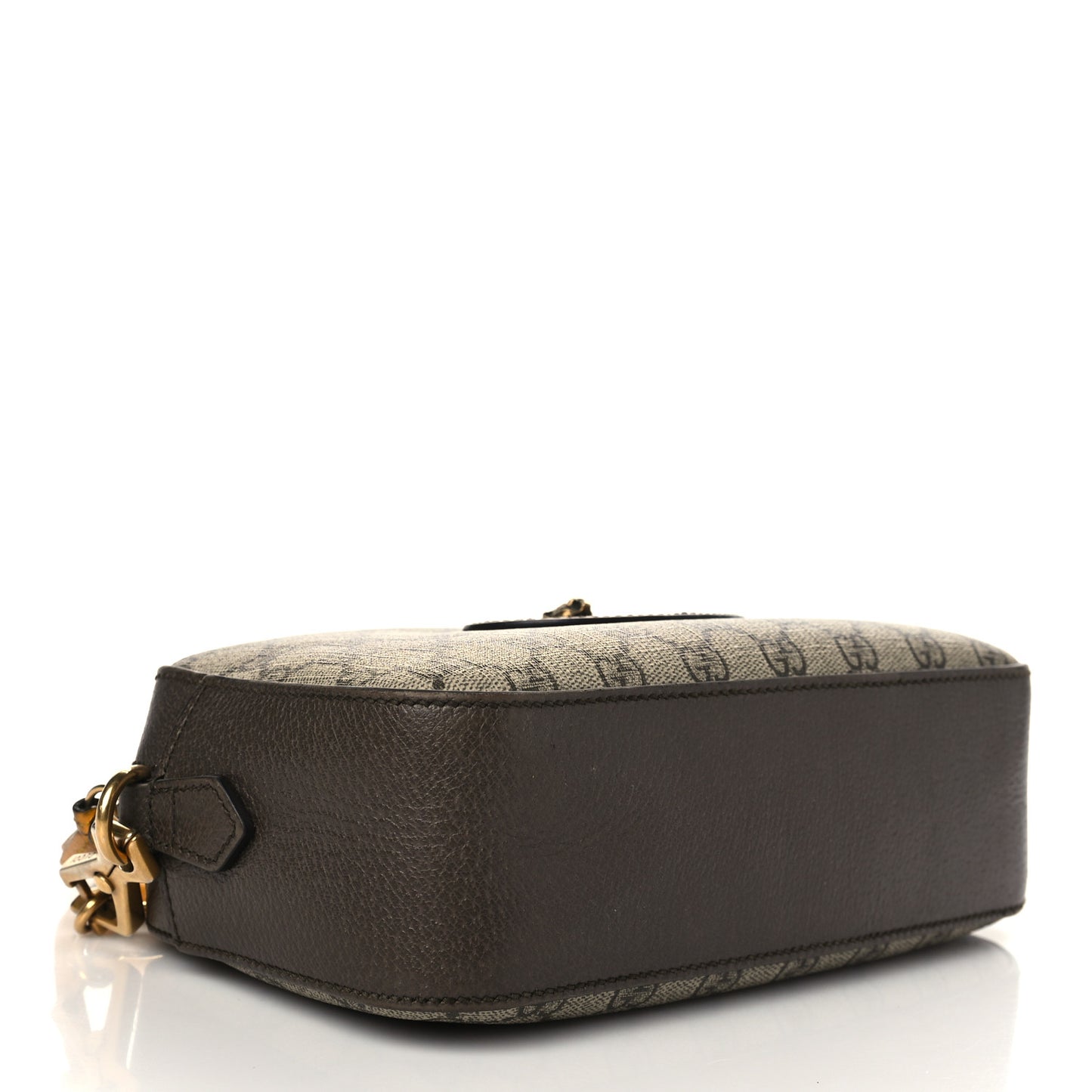 GG Supreme Monogram Web Neo Vintage Shoulder Bag Beige New Acero Crop