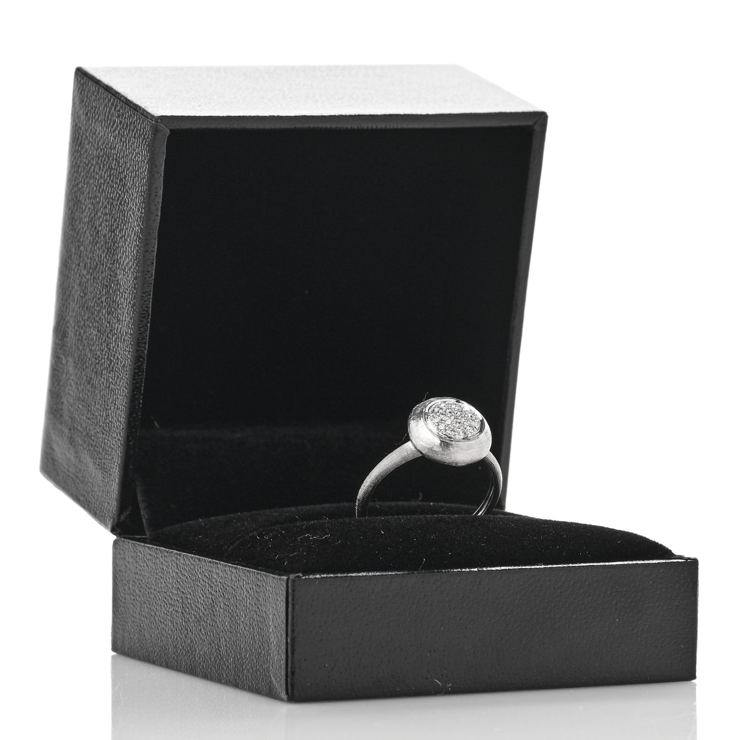 18K White Gold Diamond Medium Jaipur Ring 55 7.25