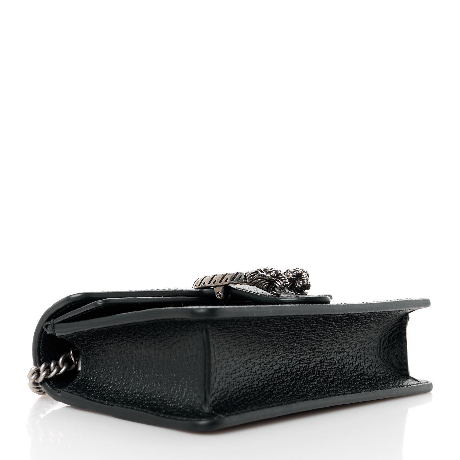 Gucci Jacquard Black Denim GG Monogram Super Mini Dionysus Shoulder Bag Black Ivory 4 of 10