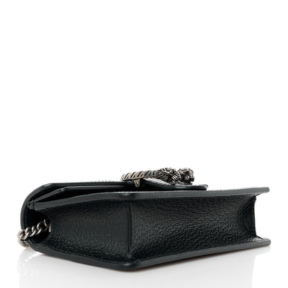 Gucci Jacquard Black Denim GG Monogram Super Mini Dionysus Shoulder Bag Black Ivory 4 of 10