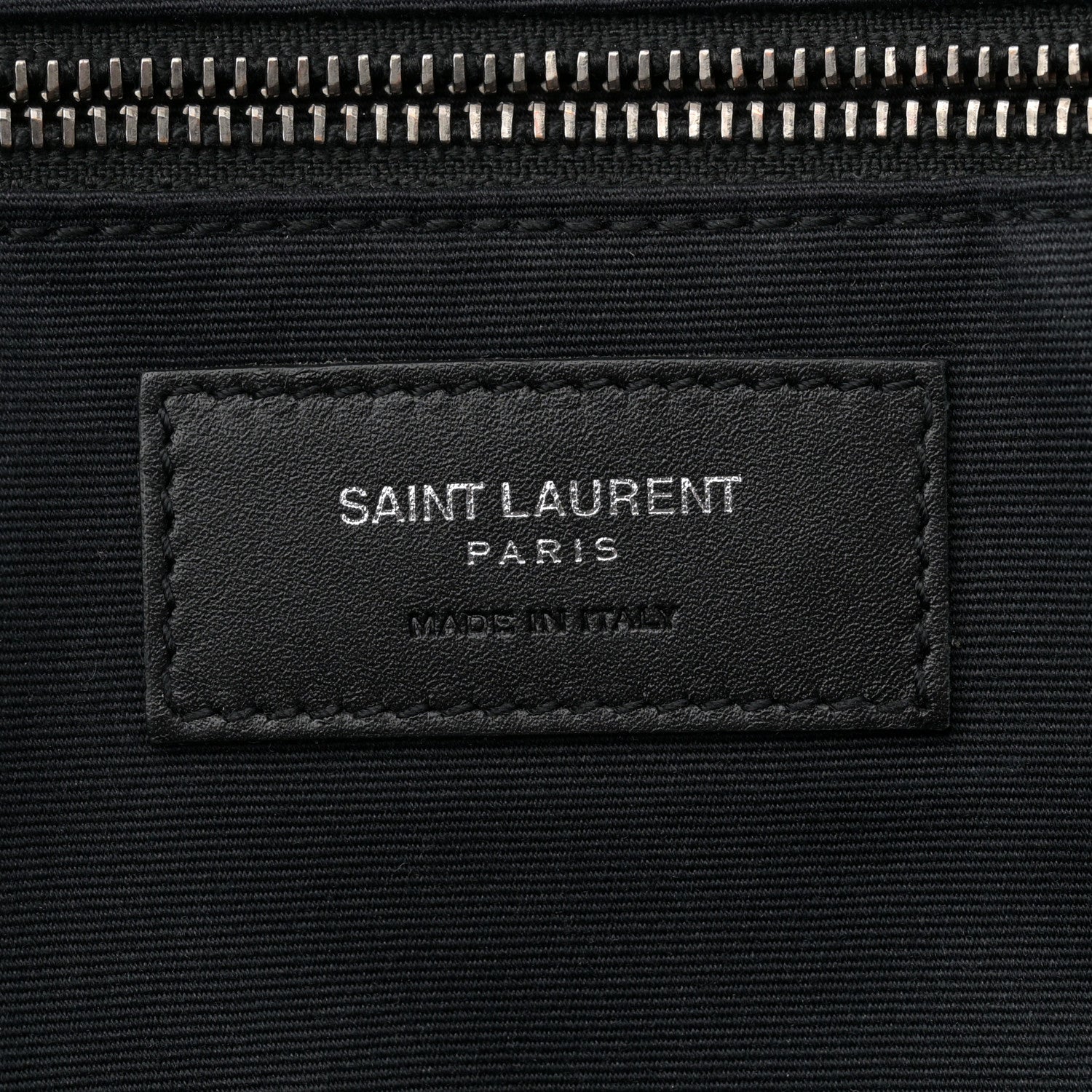 Saint Laurent Suede Flat Messenger Bag Black 6 of 11