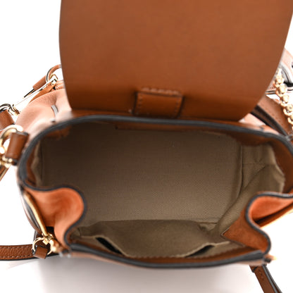 Chloe Suede Calfskin Mini Faye Backpack Tan 5 of 10