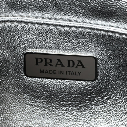 Prada Spazzolato Cleo Shoulder Bag Argento 6 of 10
