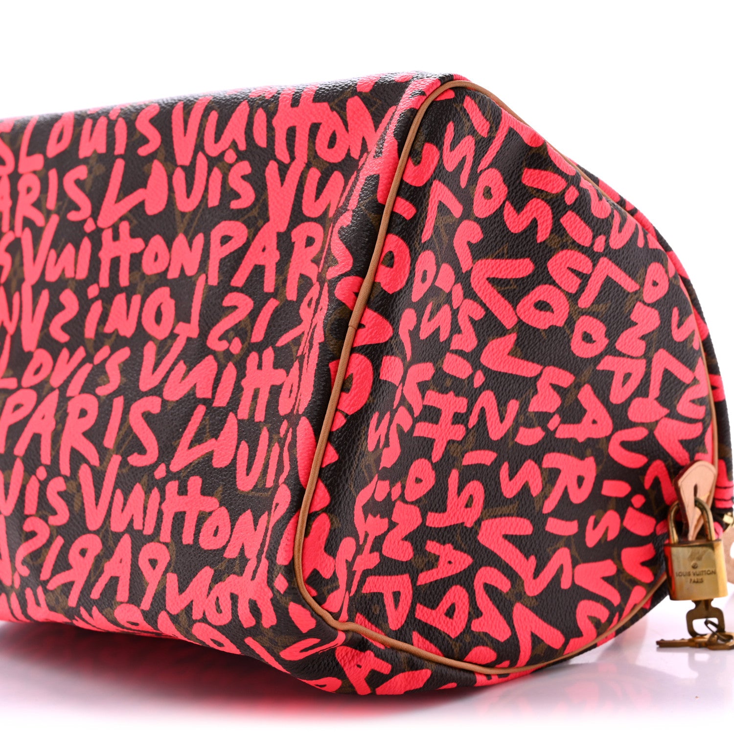 Louis Vuitton Monogram Graffiti Speedy 30 Fuchsia 10 of 12
